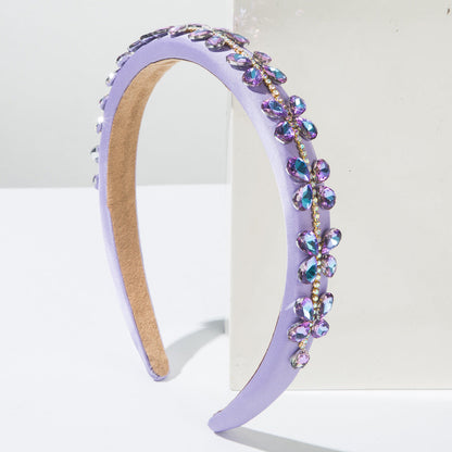 Baroque Style Rhinestone Headband Elegant Hair Accessory