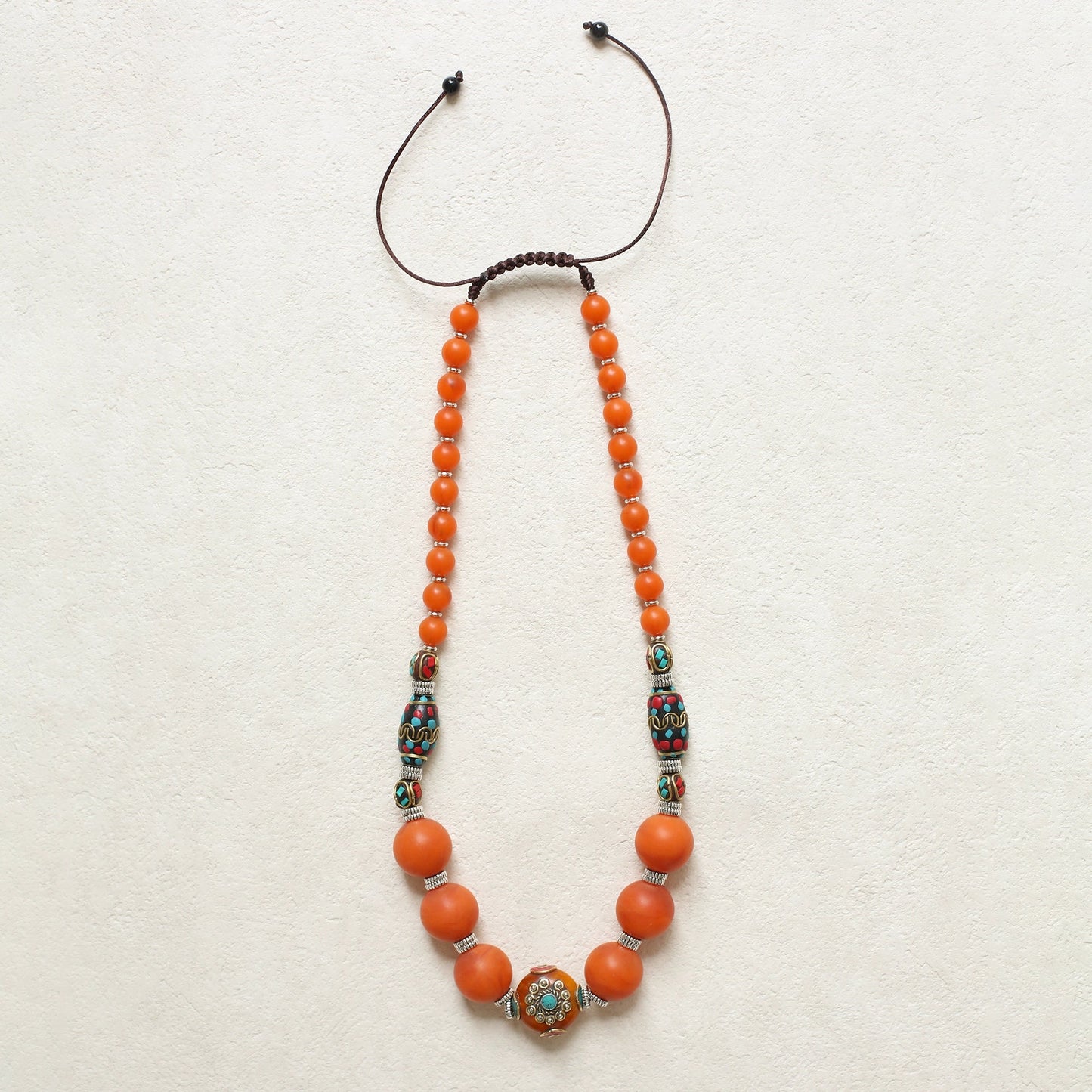 Tibetan Jewelry Necklace, Nepalese Necklace, Tibetan Xizang Beeswax Necklace