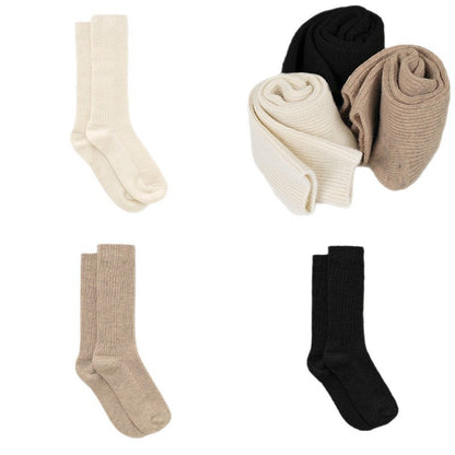 Mid-Calf Wool Socks Soft Comfortable Antibacterial