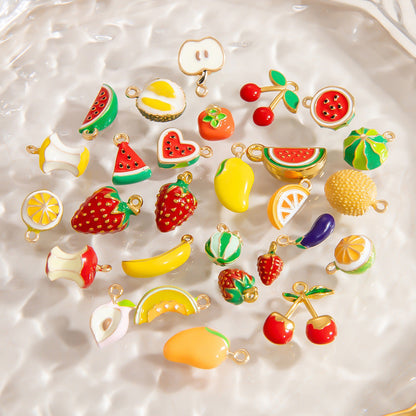 Mini Fruit Cartoon DIY Jewelry Accessories Handmade Necklace Bracelet