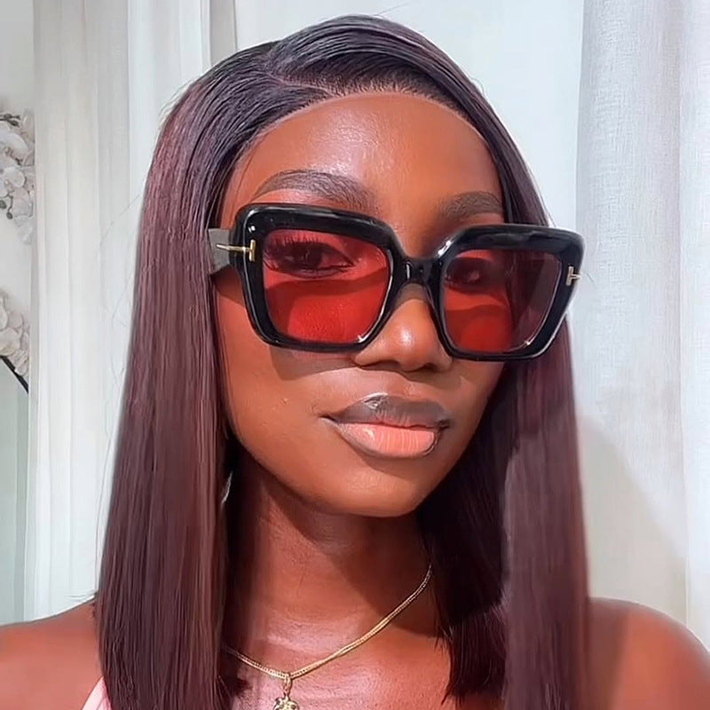 Square Frame Sunglasses For Women Stylish Fashion UV Protection