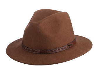 Classic Wool Fedora Hat Stylish Autumn/Winter Hat