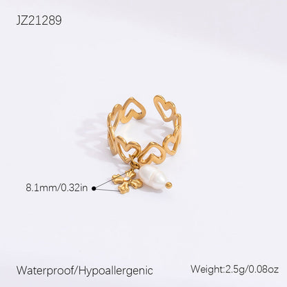 Gold Hollow Cross Earrings with Zircon Stones