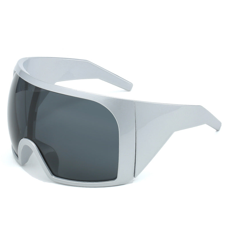 Futuristic Wraparound Sunglasses for Men and Women