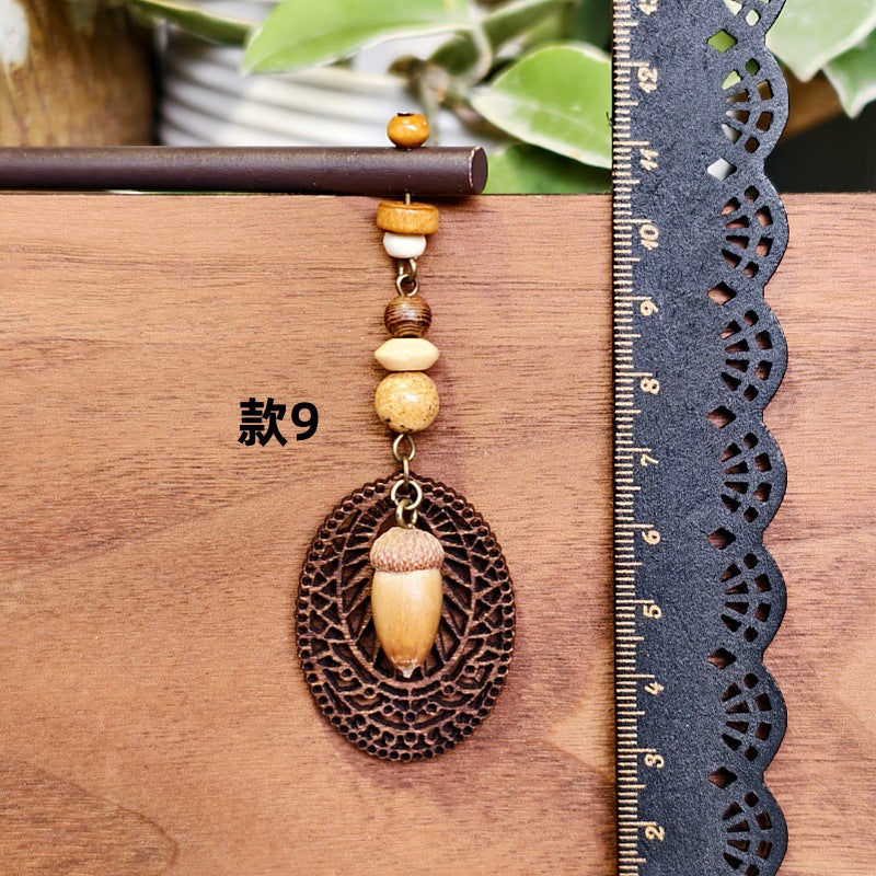 Vintage Leaf Hairpin Handmade Alloy Hair Accessories