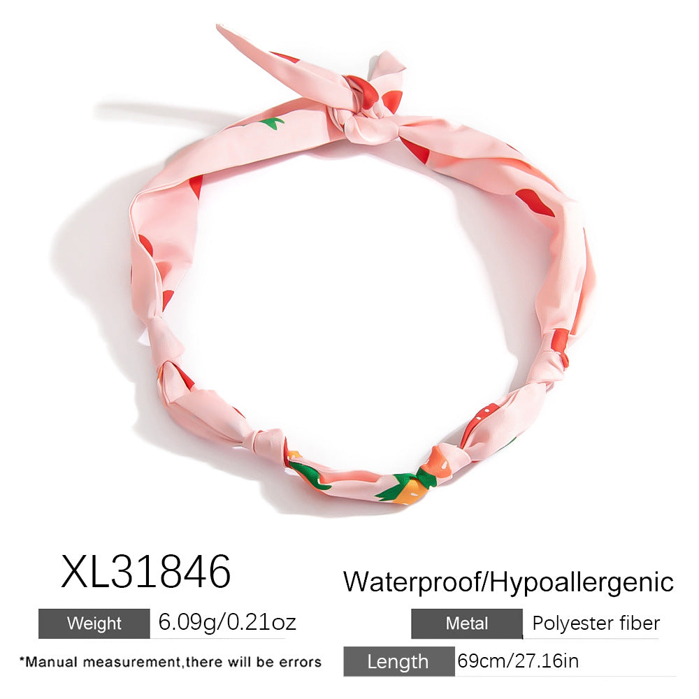 Stylish Floral Stainless Steel Necklace for Women