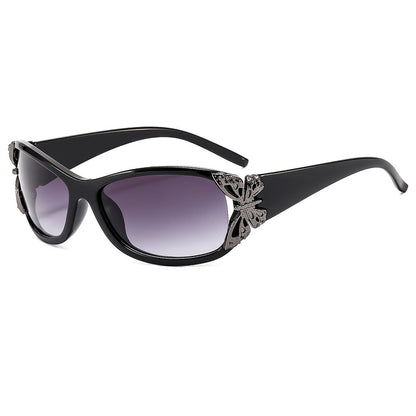Fashionable Oversized Rectangle Sunglasses - UV400 Protection