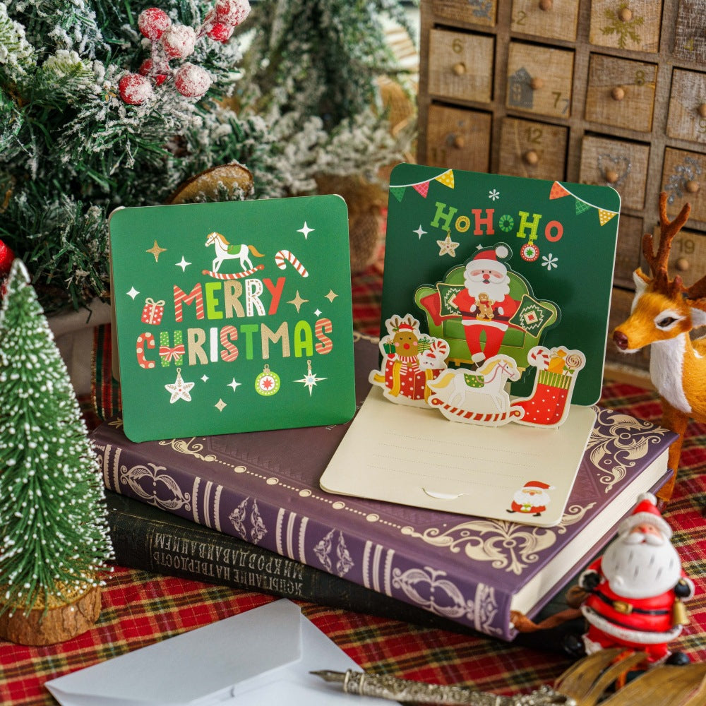 Funny 3D Pop Up Merry Christmas Card