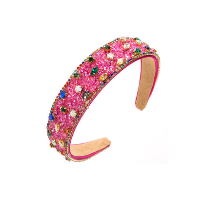 Baroque Crystal Hairband Retro Hair Accessory for Women