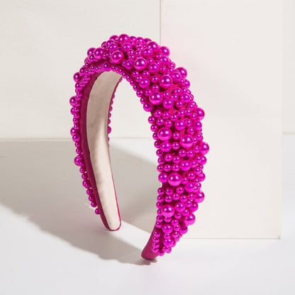 Baroque Pearl Headband Handmade Cute Hair Accessory