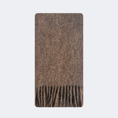 Alpaca Wool Blend Scarf for Women Soft Solid Color Winter Accessory