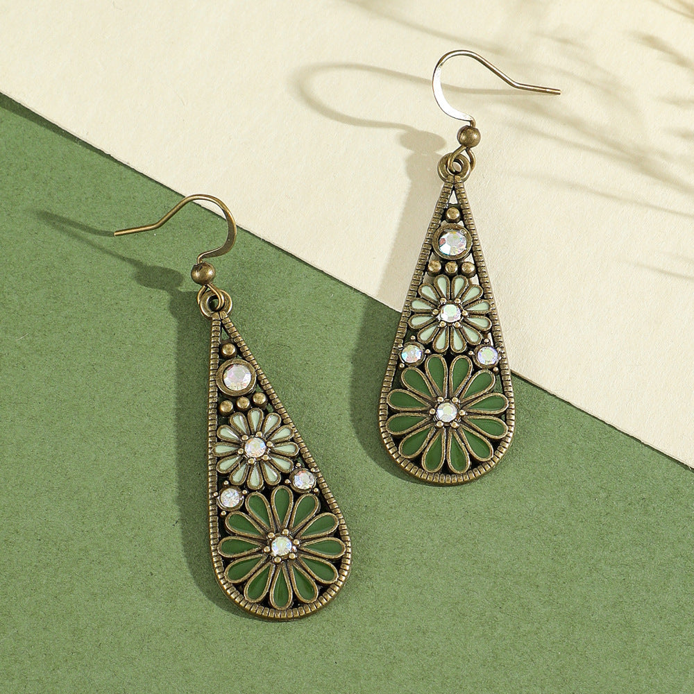 Trendy Tassel Drop Earrings Vintage Boho Statement Jewelry