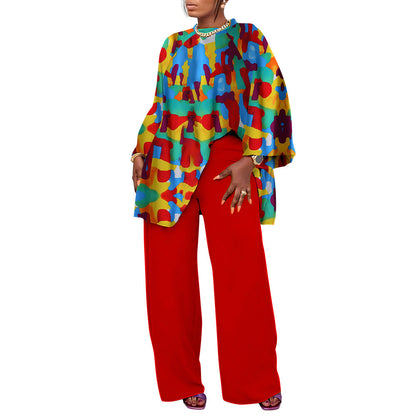 Trendy Casual Plus Size Two-Piece Set