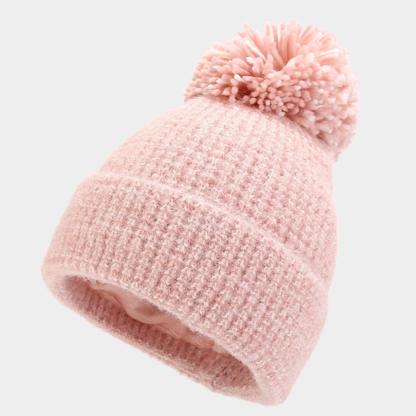 3 Pcs Winter Thermal Beanie Hat Scarf Gloves Sets
