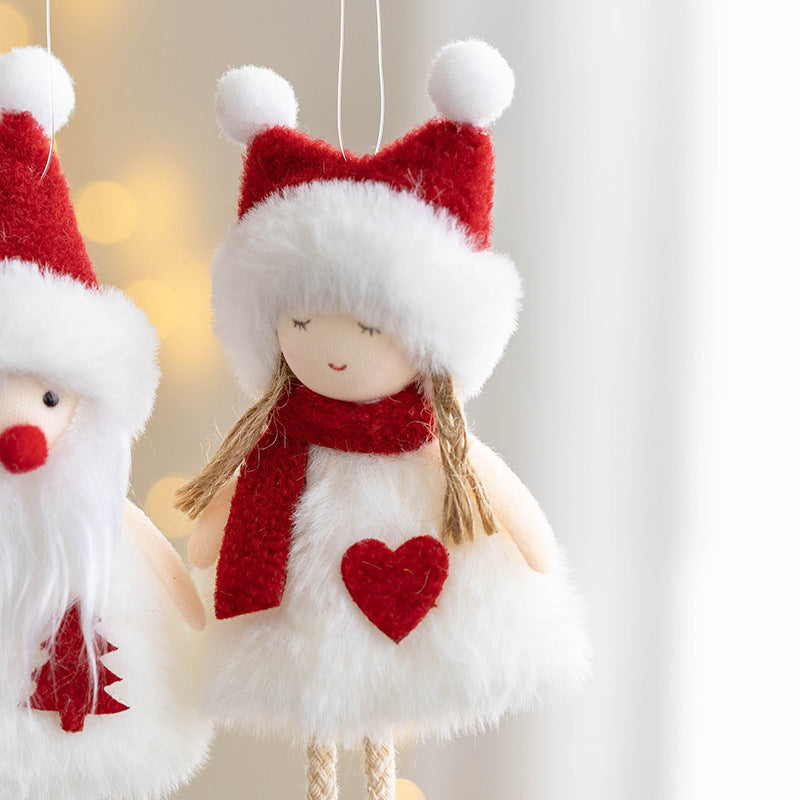 Cute Plush Reindeer Doll Christmas Tree Hanging