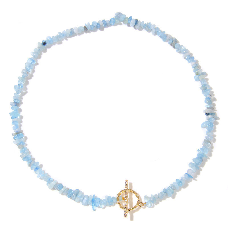 Vintage Irregular Stone Bead Necklace