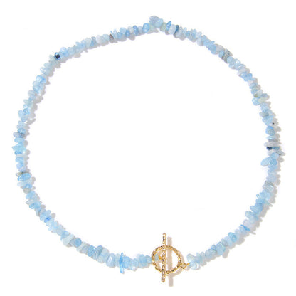 Vintage Irregular Stone Bead Necklace