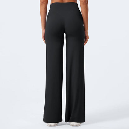 Y2K Straight-Leg Yoga Pants Comfortable Casual Trousers for Women