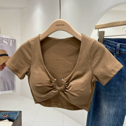 Vesty - Slim Fit Cropped T-Shirt