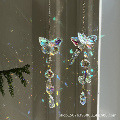 Butterfly Crystal Suncatcher Home Hangings