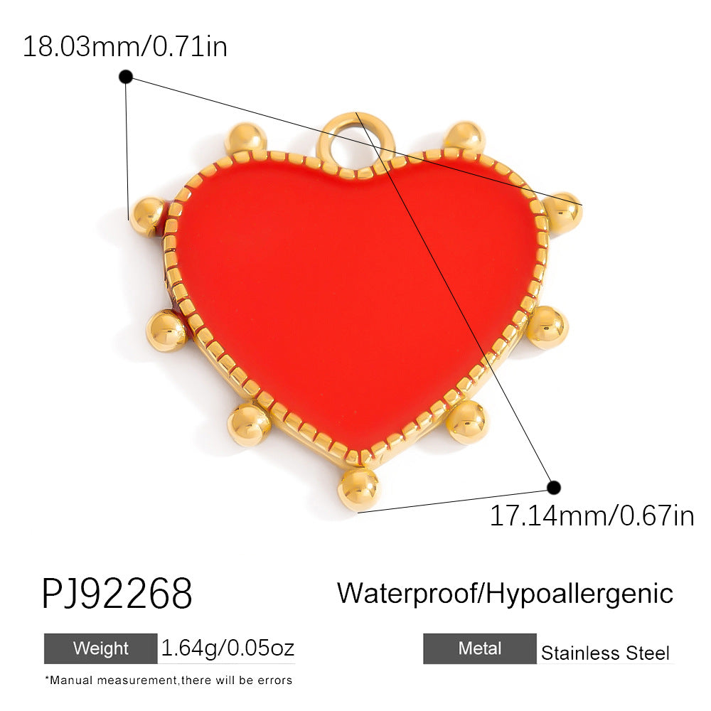 DIY Stainless Steel Shell Pendant Jewelry Trendy Fashion Necklace Bracelet Earrings