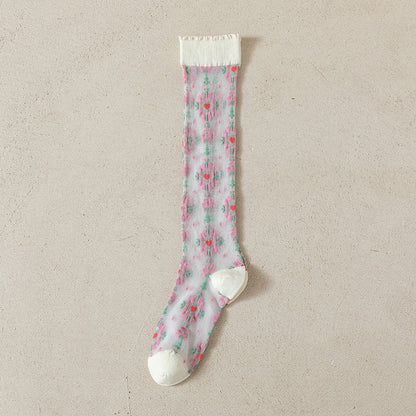 Rufia - Adorable Patterned Summer Stockings