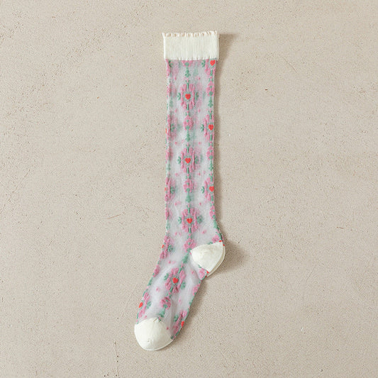 Rufia - Adorable Patterned Summer Stockings