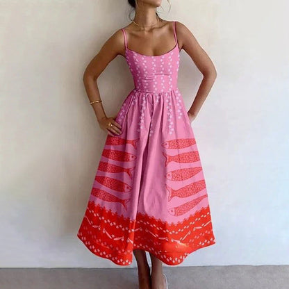 Elegant Floral Maxi Dress for Women