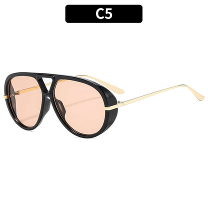 Trendy Oversized Squared Sunglasses UV400 Fashion Accessory