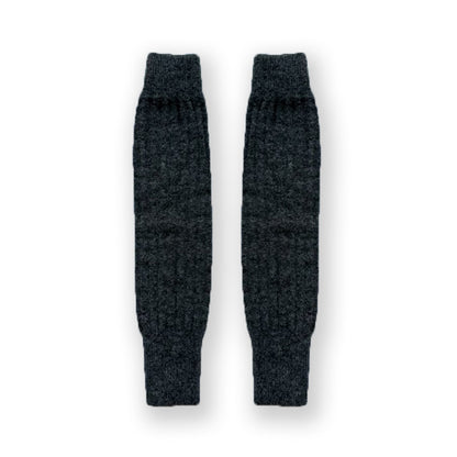 Wool Blend Knitted Leg Warmers Cozy Casual Socks