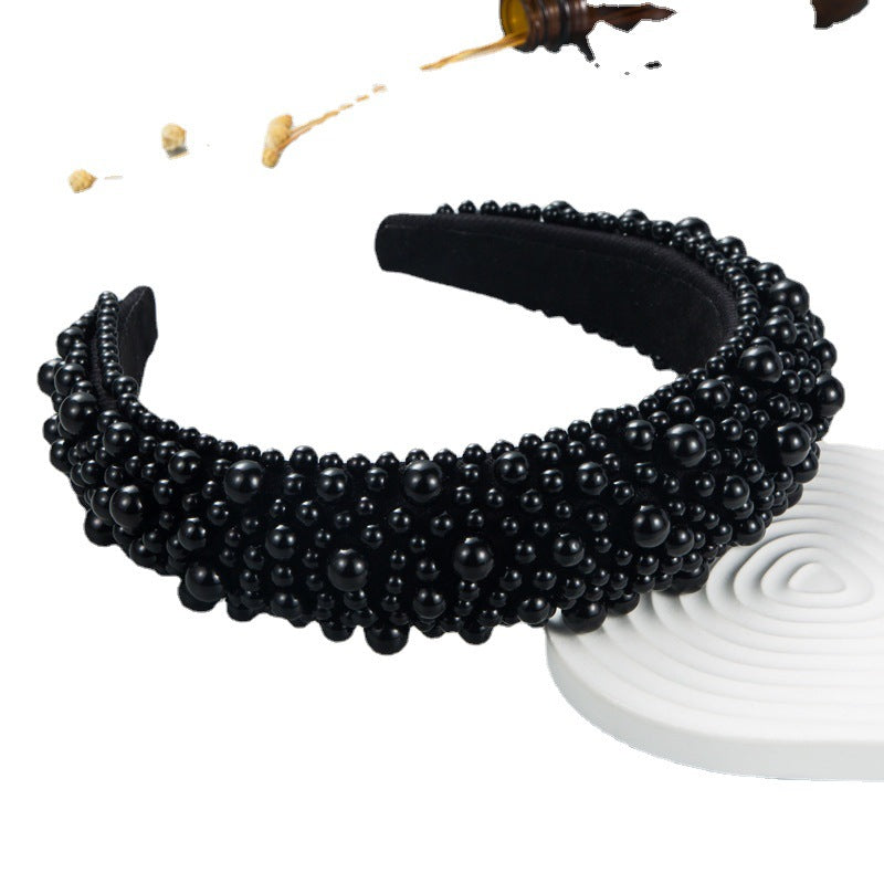 Baroque Pearl Headband Handmade Cute Hair Accessory