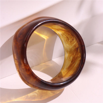 Colorful Irregular Single Acrylic Bracelets