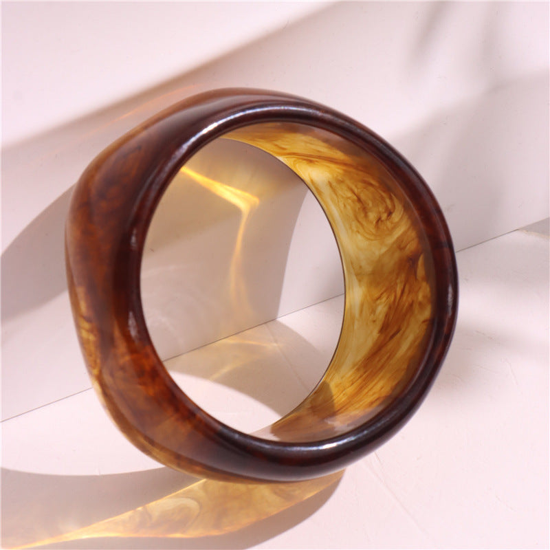 Colorful Irregular Single Acrylic Bracelets