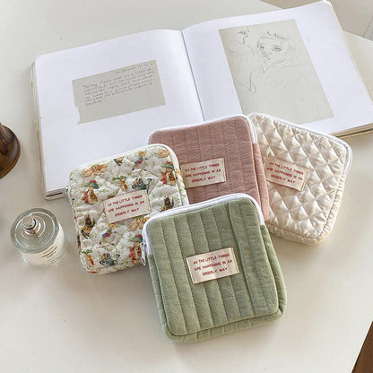 Cute Portable Makeup Bag Zip Pouch Organizer