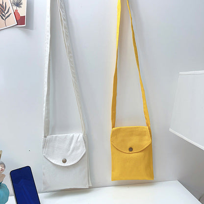 Mini Crossbody Bag for Women Pastel Canvas Casual