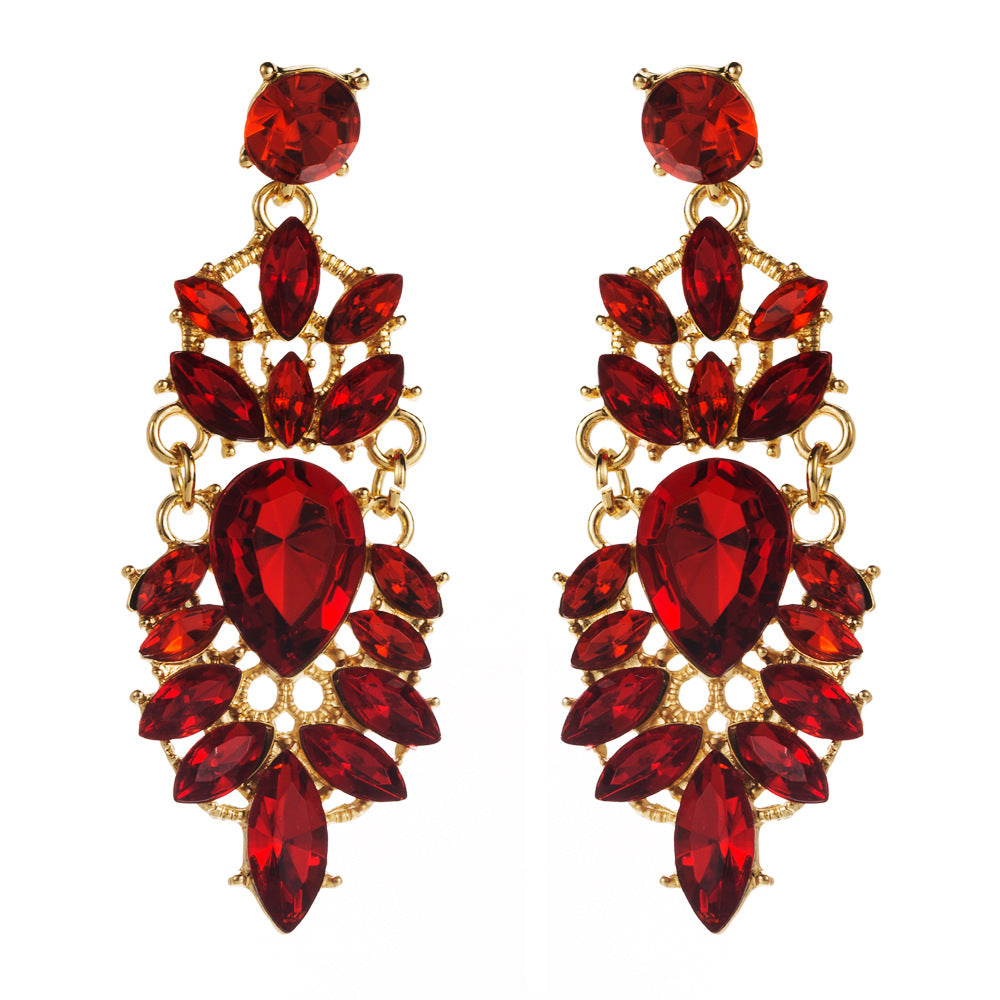 Vintage Water Drop Statement Earrings for Women