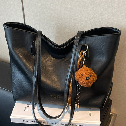 Vintage Large Capacity Tote Bag Casual Shoulder Bag