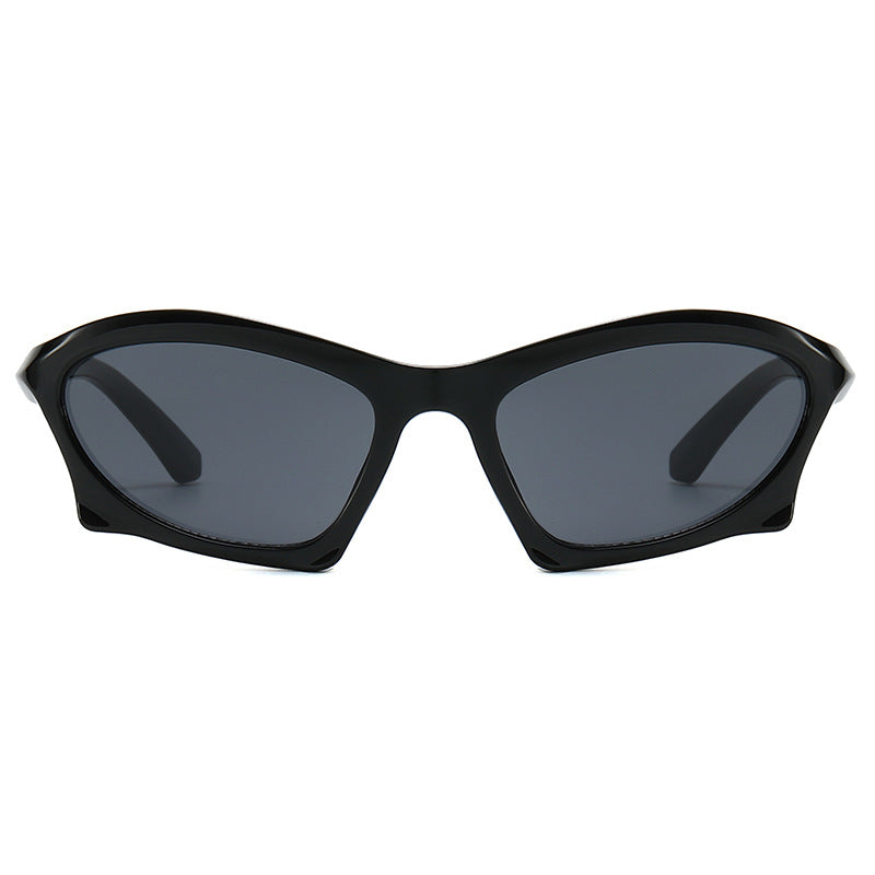 Geometric Retro Sunglasses Stylish Full Frame UV400 Protection