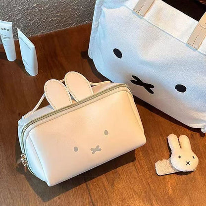 Cute Bunny Makeup Bag Animal Pattern Portable Storage Bag