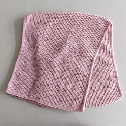 Solid Color Ribbed Simple Knit Scarve