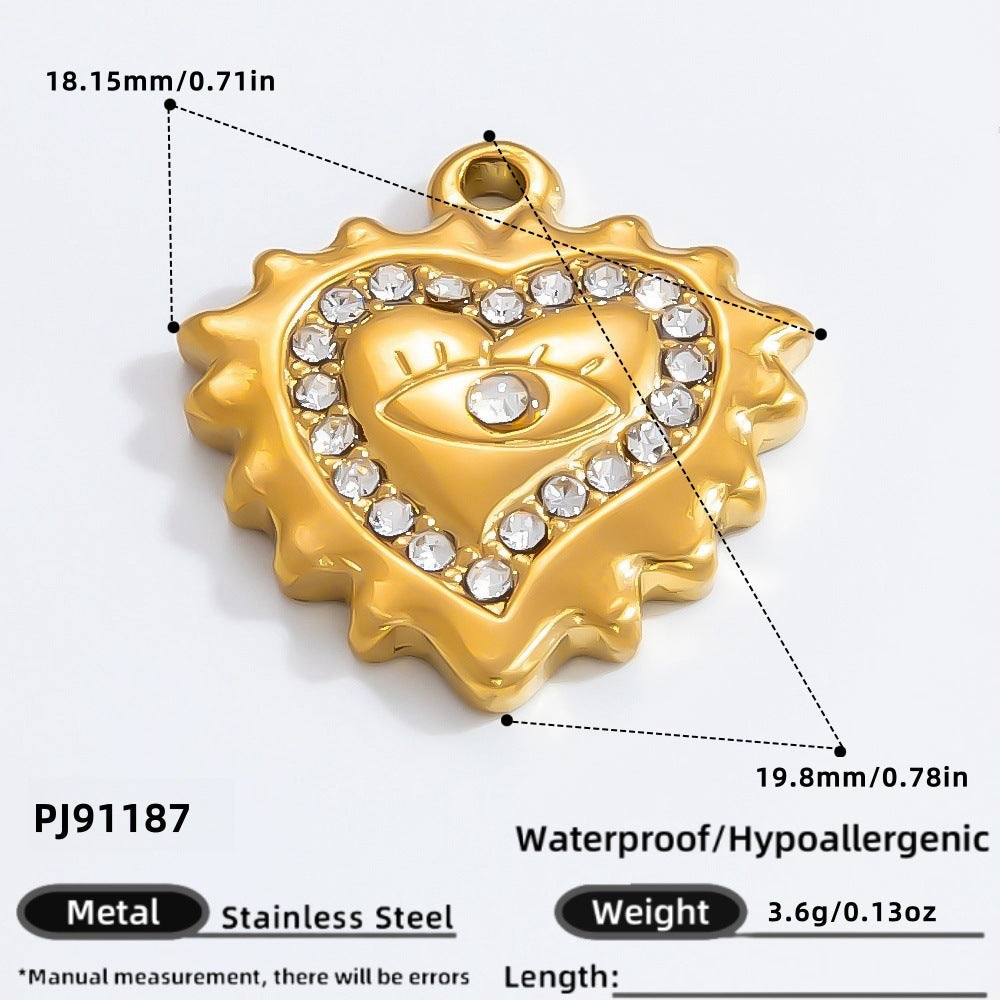 Butterfly Pendant Necklace Elegant Stainless Steel