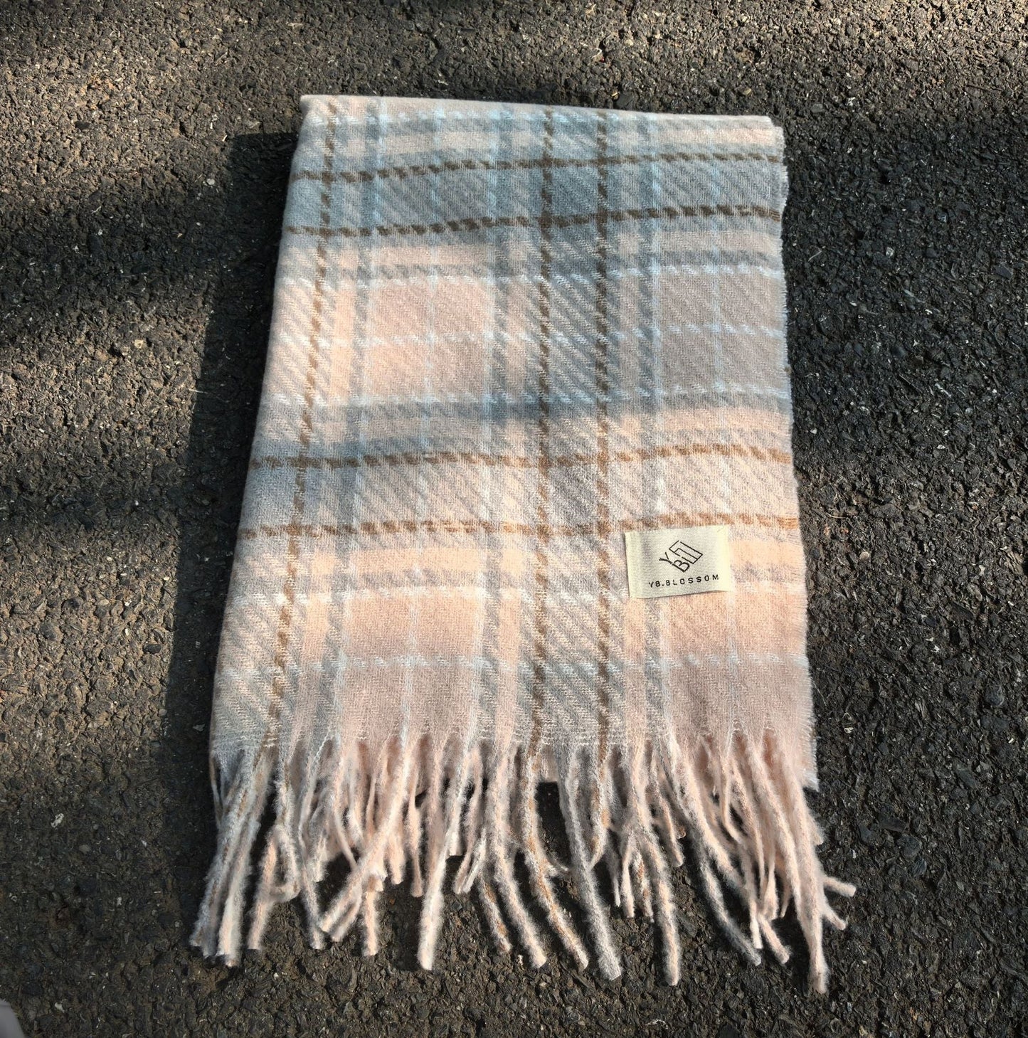 Classic Plaid Thicken Warm Christmas Theme Shawl