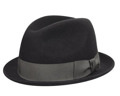 Women’s Wool Felt Hat with Bow Detail - Vintage Style