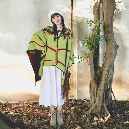 Ethnic And Ancient Style Warm Shawl Travel And Holiday Scarf
