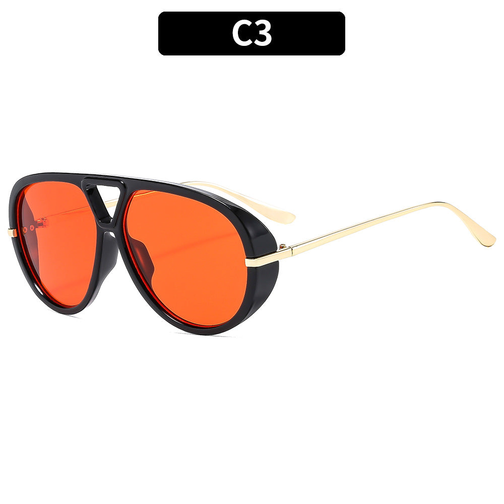 Trendy Oversized Squared Sunglasses UV400 Fashion Accessory