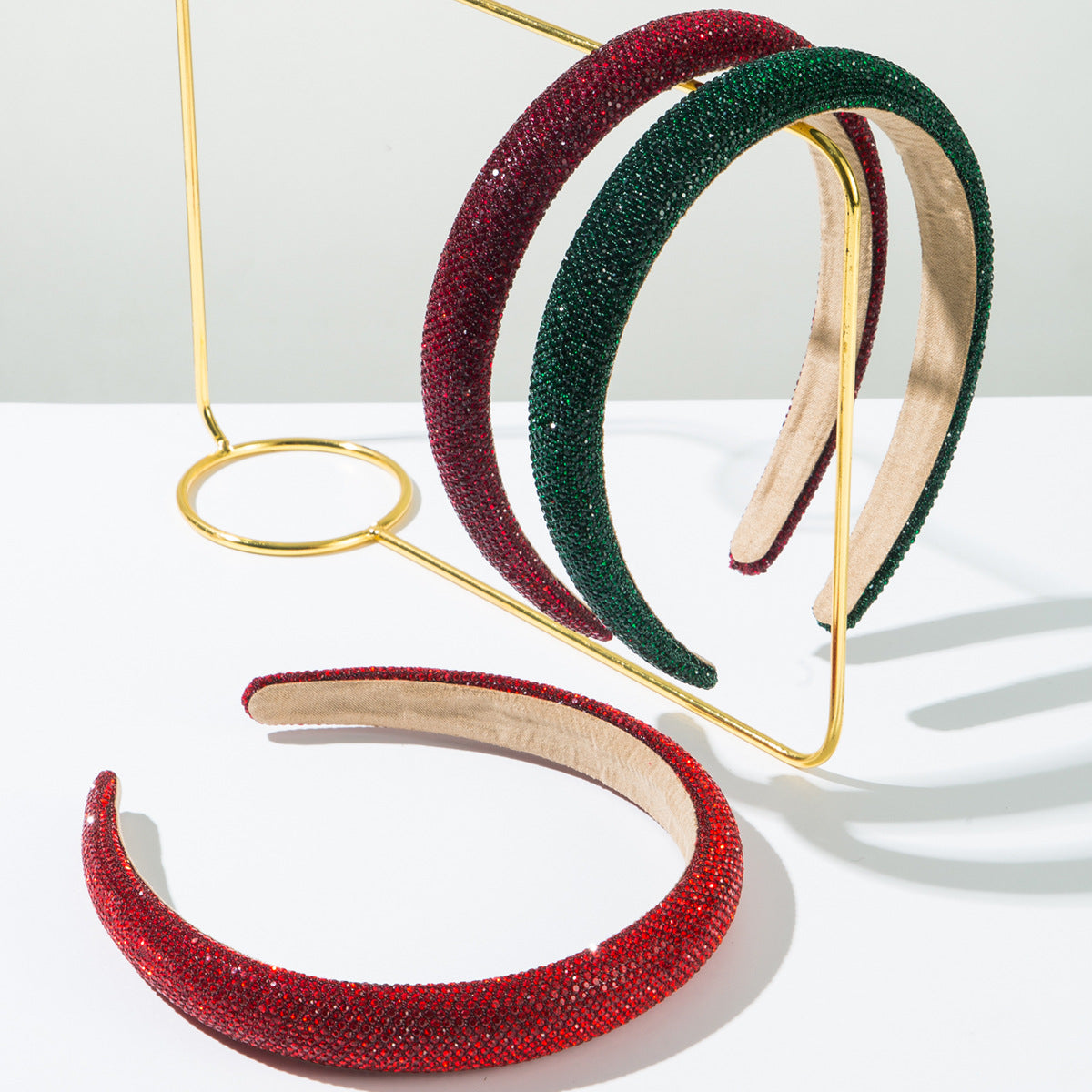 Stylish Jeweled Sponge Headband Premium Fashion Accessory