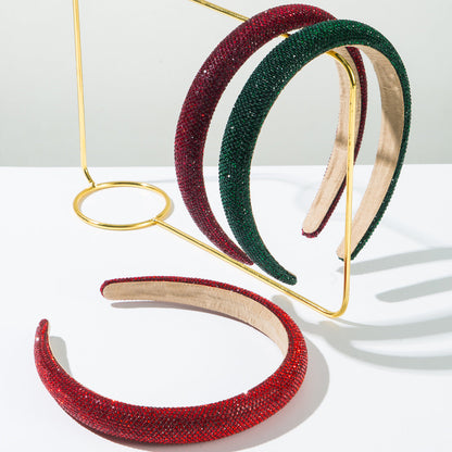Stylish Jeweled Sponge Headband Premium Fashion Accessory