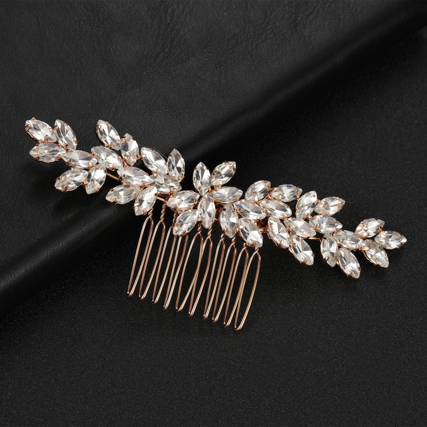 Bridal Wedding Long Hair Comb Side Hairpiece Hair Accessory