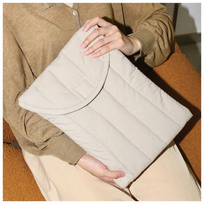 Solid Color Padded Simple Laptop Ipad Bag