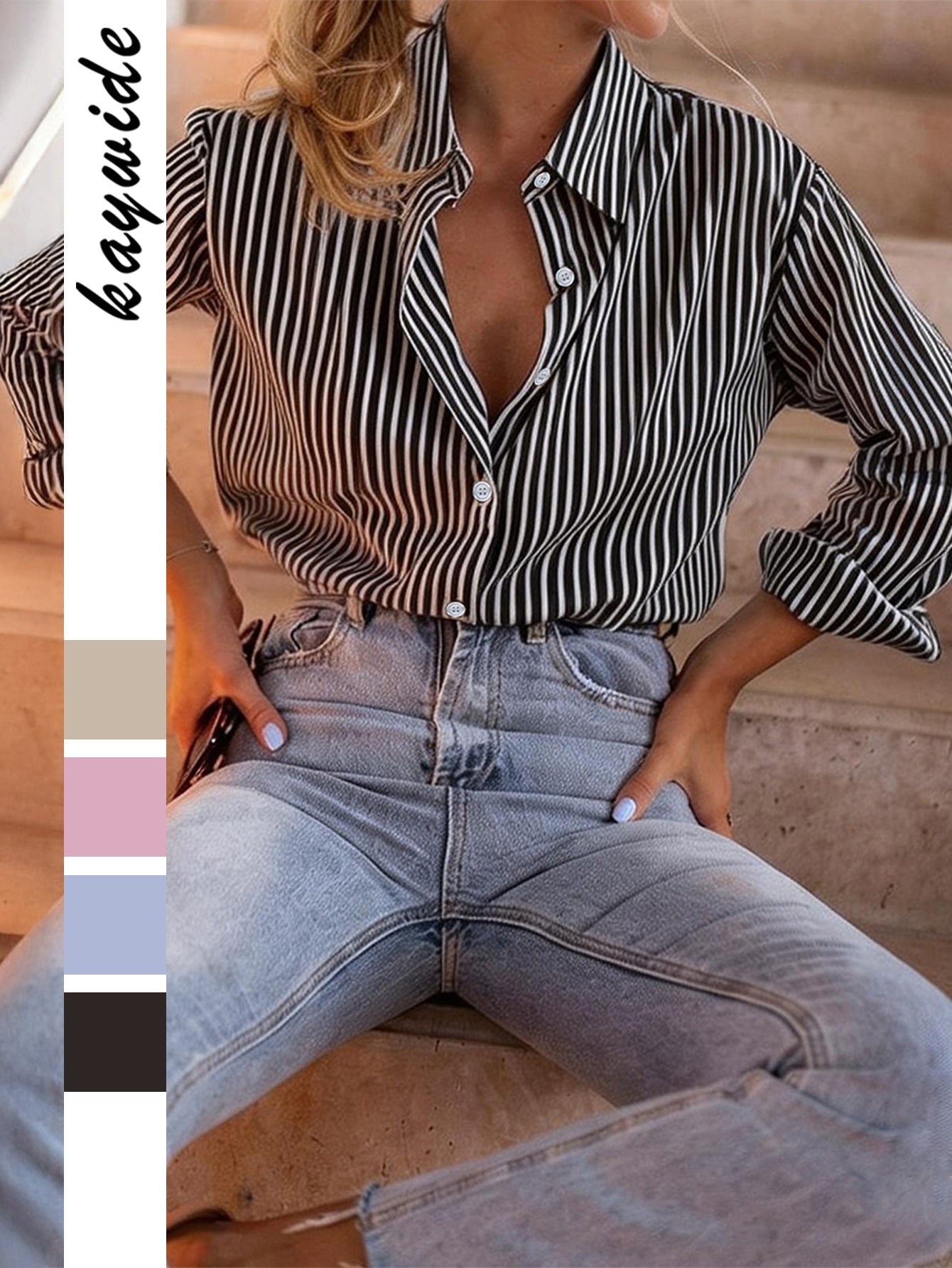Casual Fashion Long Sleeve Cardigan Top for Women